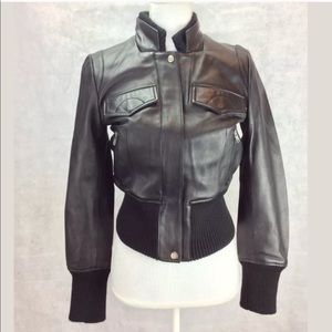 Express leather jacket